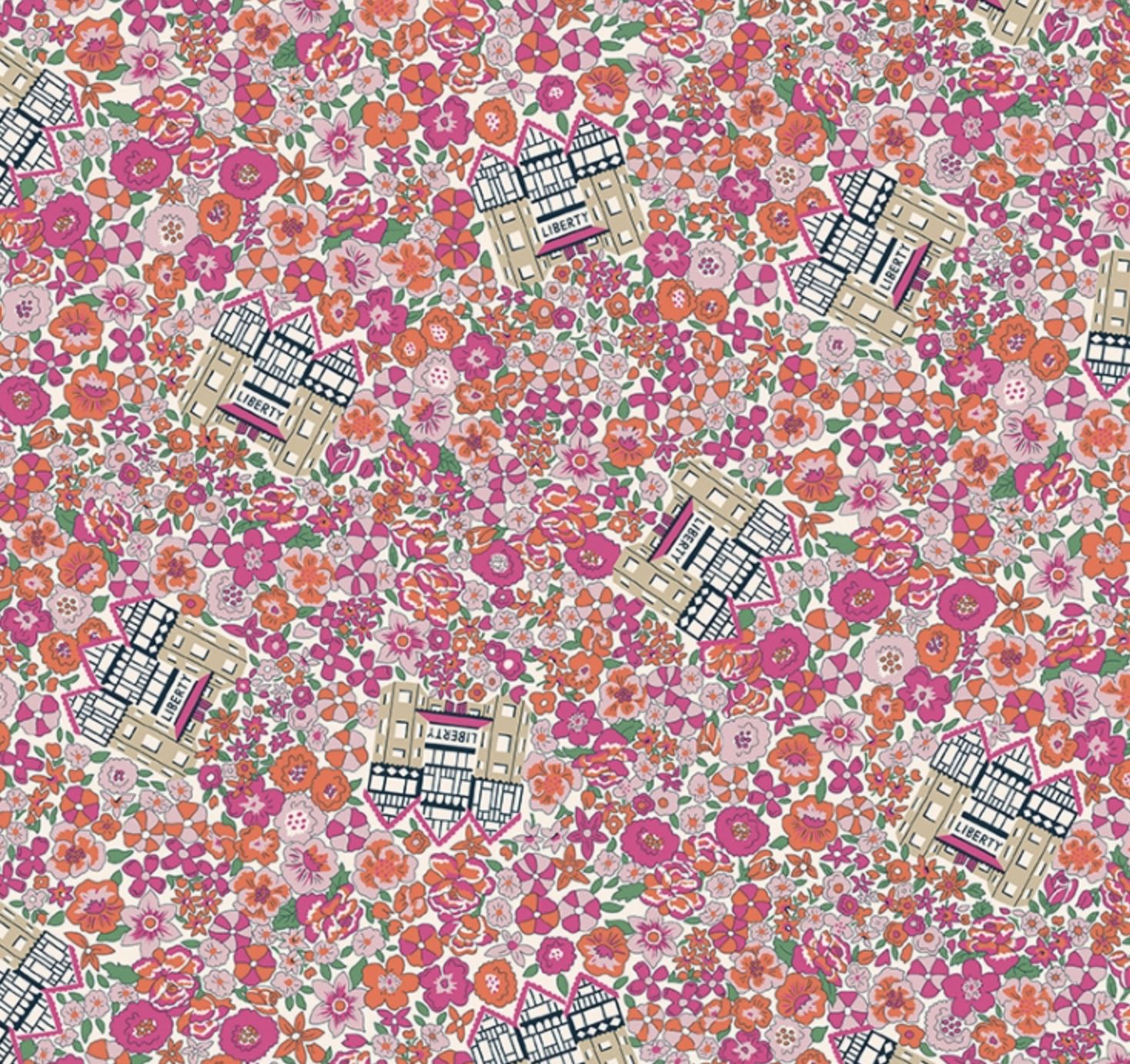 Liberty Lasenby Cotton / Flower Shop - In Bloom / 25cm