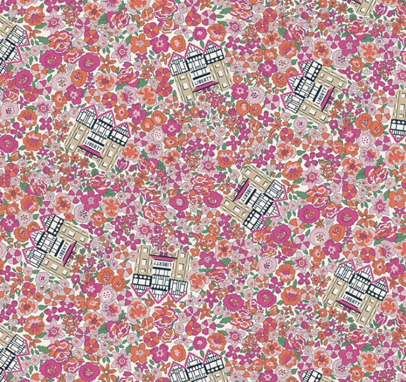 Liberty Lasenby Cotton / Flower Shop - In Bloom / 25cm