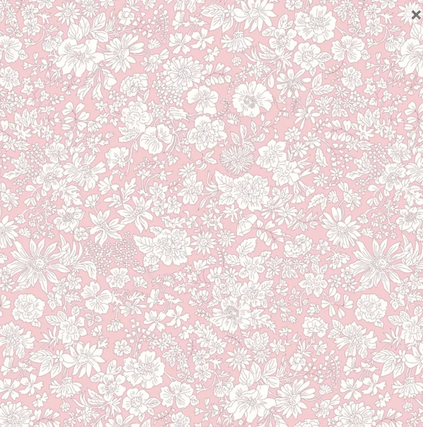 Liberty Lasenby Cotton / Emily Belle - Candy Floss / 25cm
