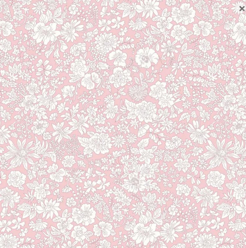 Liberty Lasenby Cotton / Emily Belle - Candy Floss / 25cm