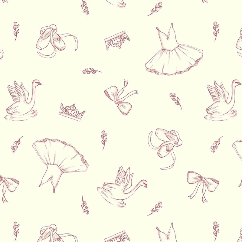 Swan Lake / Ballet Toile / Blush - 25cm