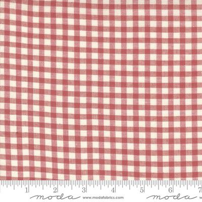 French General Woven Gingham / Garance Pearl / 25cm