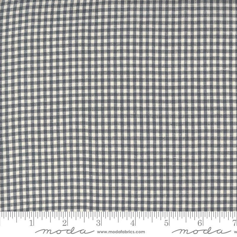 French General Woven Gingham / Indigo Pearl Small / 25cm