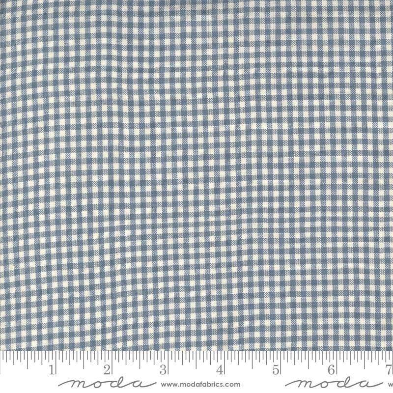 French General Woven Gingham / Woad Pearl Small / 25cm