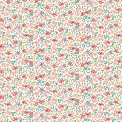 Liberty Lasenby Cotton / Riviera - Wildflower Poppy C - 25cm