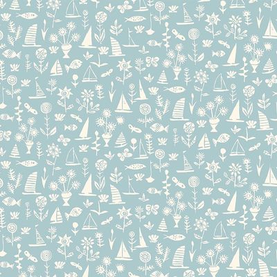 Liberty Lasenby Cotton / Riviera - Sealife D - 25cm