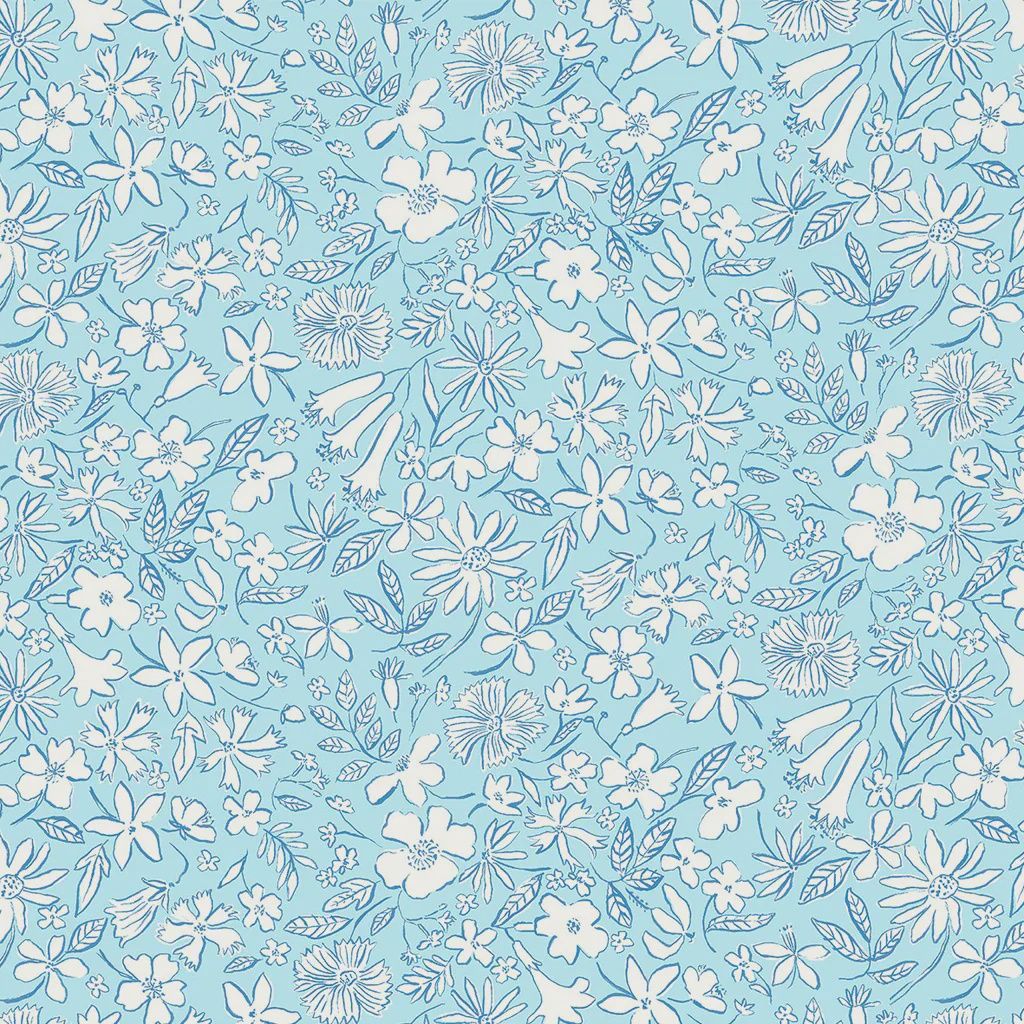 Liberty Lasenby Cotton / Riviera - Summer Sketch A - 25cm