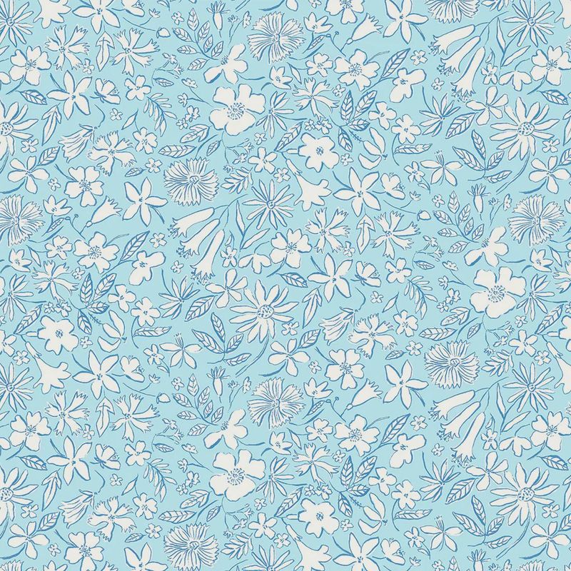 Liberty Lasenby Cotton / Riviera - Summer Sketch A - 25cm
