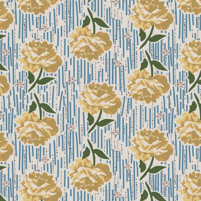 Forget-Me-Not Rose / Hallie Yellow / 25cm