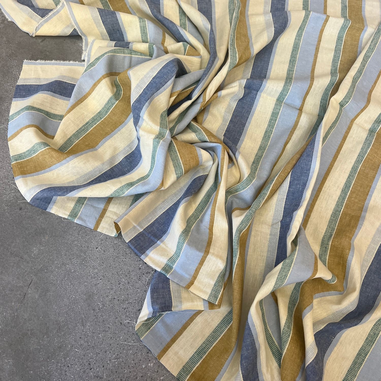 Linen/Cotton Twill / Stripe - 25cm