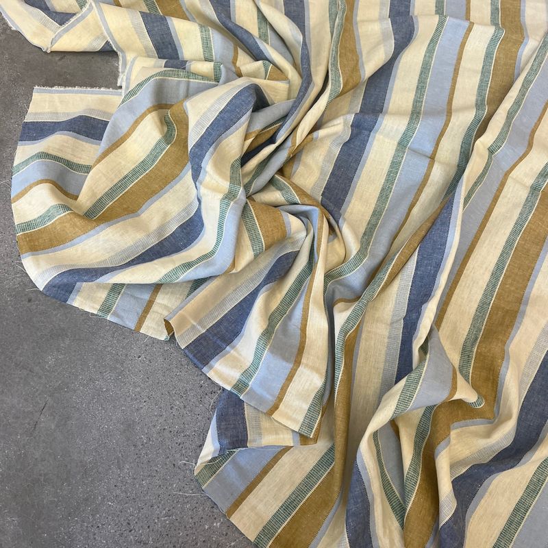 Linen/Cotton Twill / Stripe - 25cm