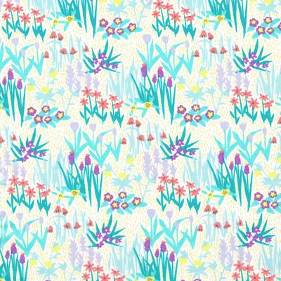 Liberty Tana Lawn - April Showers B - 25cm