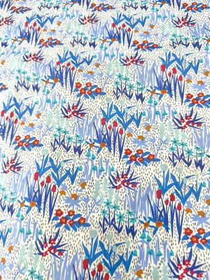 Liberty Tana Lawn - April Showers Blue - 25cm
