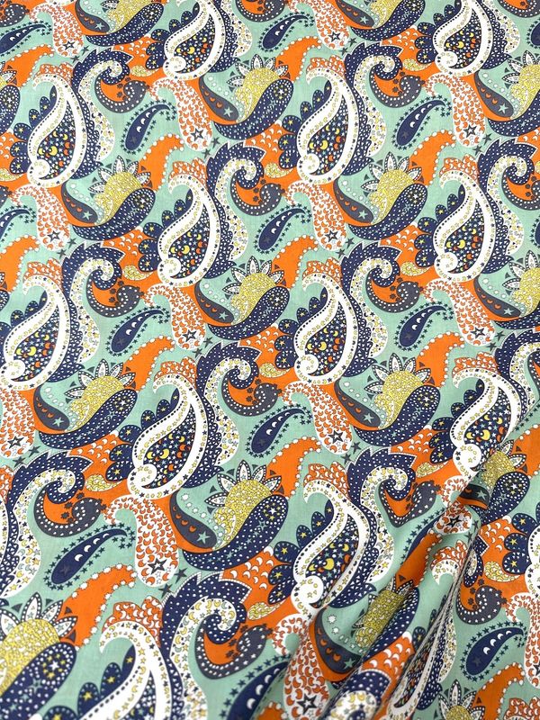 Liberty Tana Lawn - Cosmos Paisley B - 25cm
