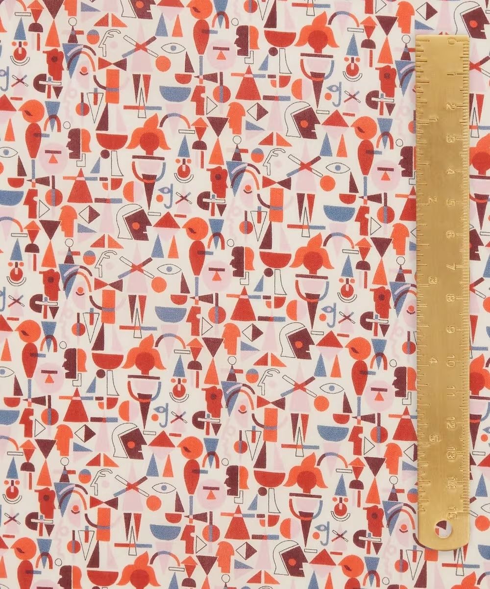 Liberty Tana Lawn - Bauhaus Showmen A - 25cm