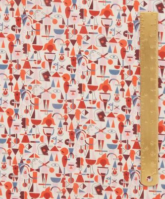 Liberty Tana Lawn - Bauhaus Showmen A - 25cm