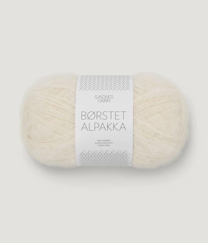 Sandnes Garn - Borstet Alpakka (Brushed Alpaca), Colour: 1012 Nature