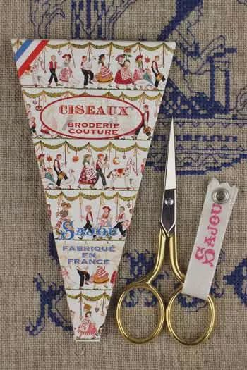 Maison Sajou Embroidery Scissors / Marly - Gilded