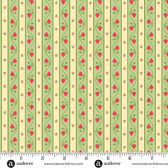 Strawberry Honey Green Stripe - 25cm