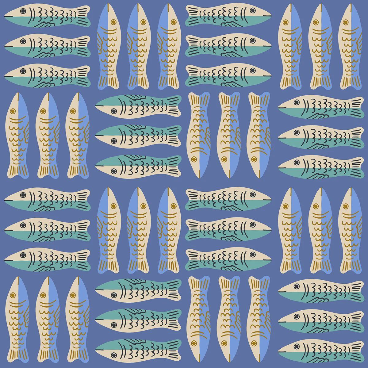 Ooh Lucky Lucky - Sardines / Twilight - 25cm