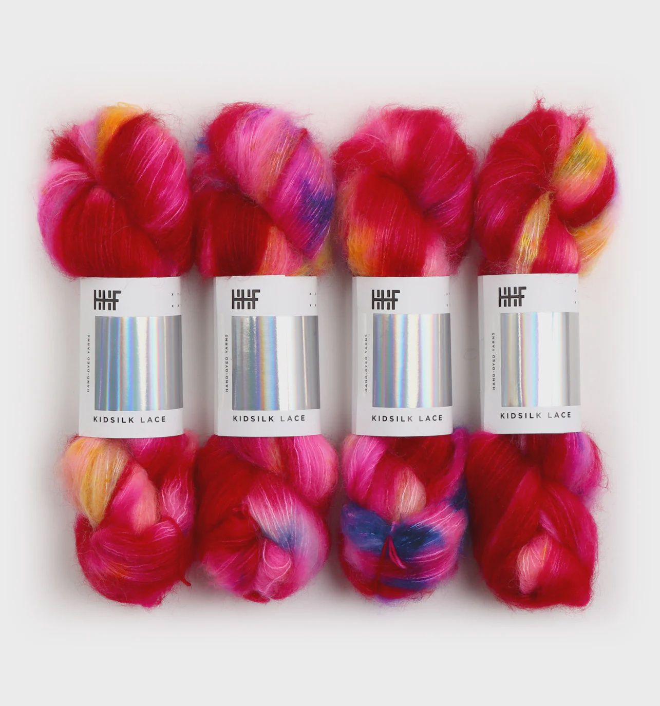 Hedgehog Fibres Kidsilk Lace, Colour Palette: Crush