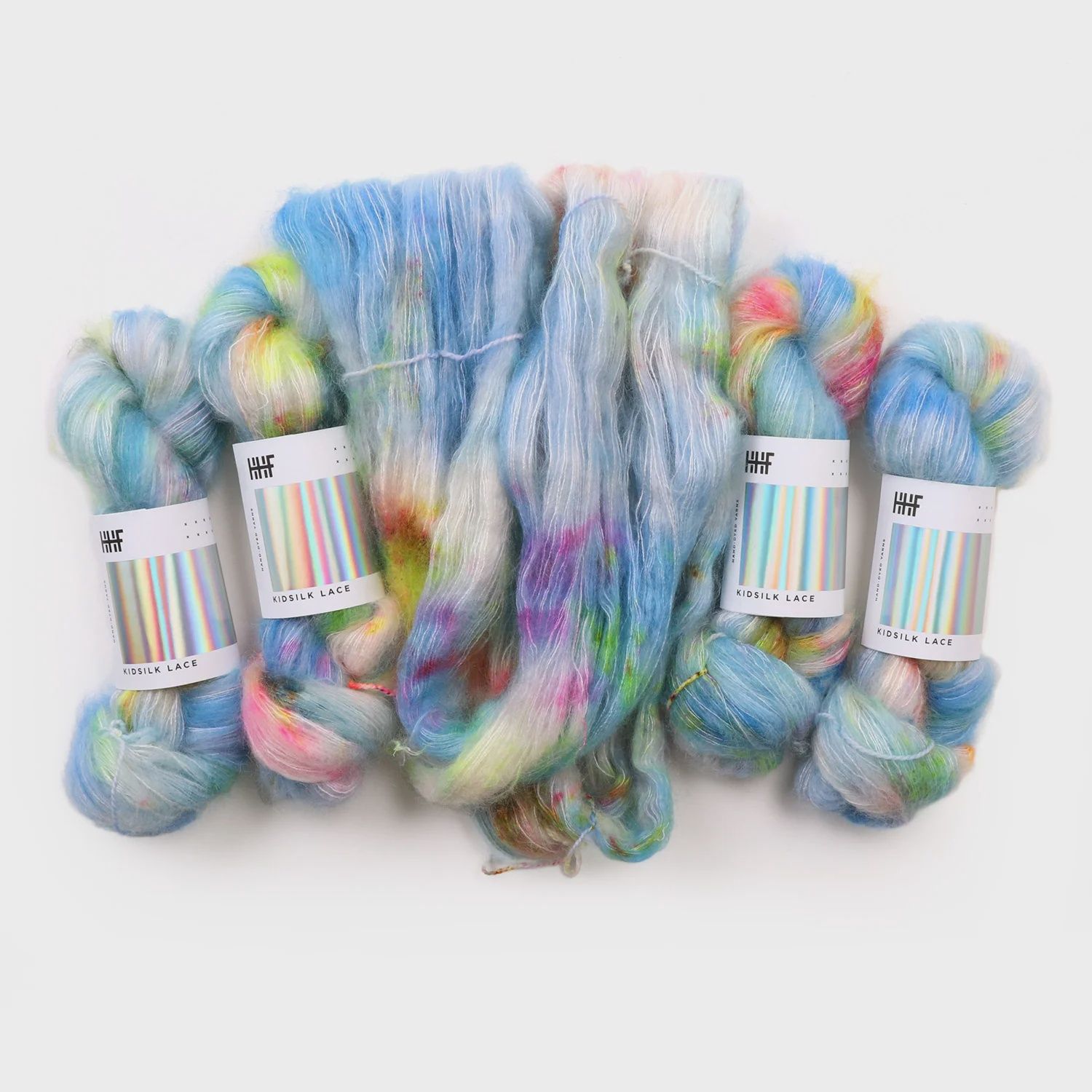 Hedgehog Fibres Kidsilk Lace, Colour Palette: Moonstone