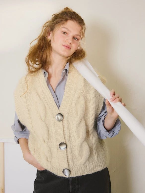 Harper Vest Adult / Sandnes Garn Pattern