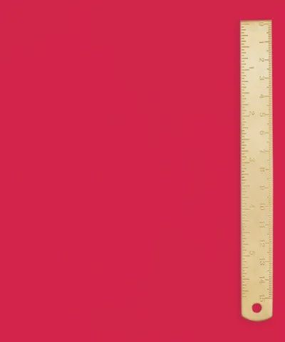 Liberty Tana Lawn - Solids / Red Rose / 25cm