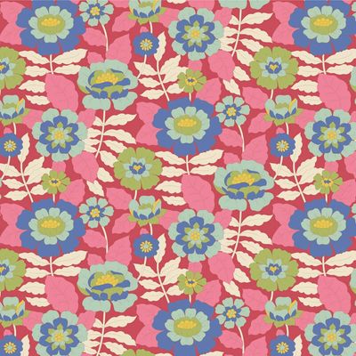 Tilda Wallflower Range / Beverly / Pink / per 25cm