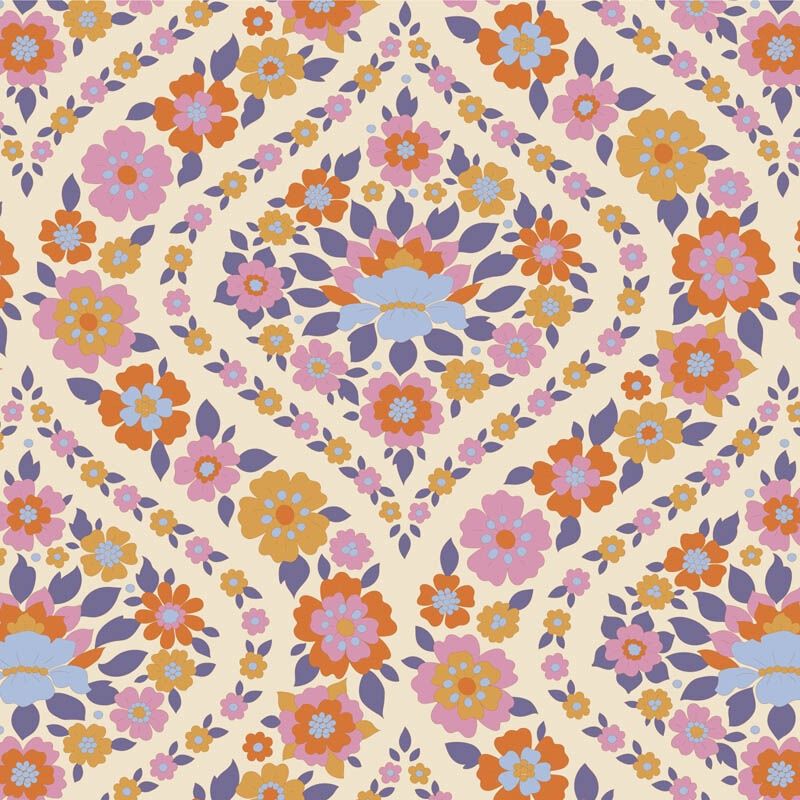 Tilda Wallflower Range / Bianca / Caramel / per 25cm