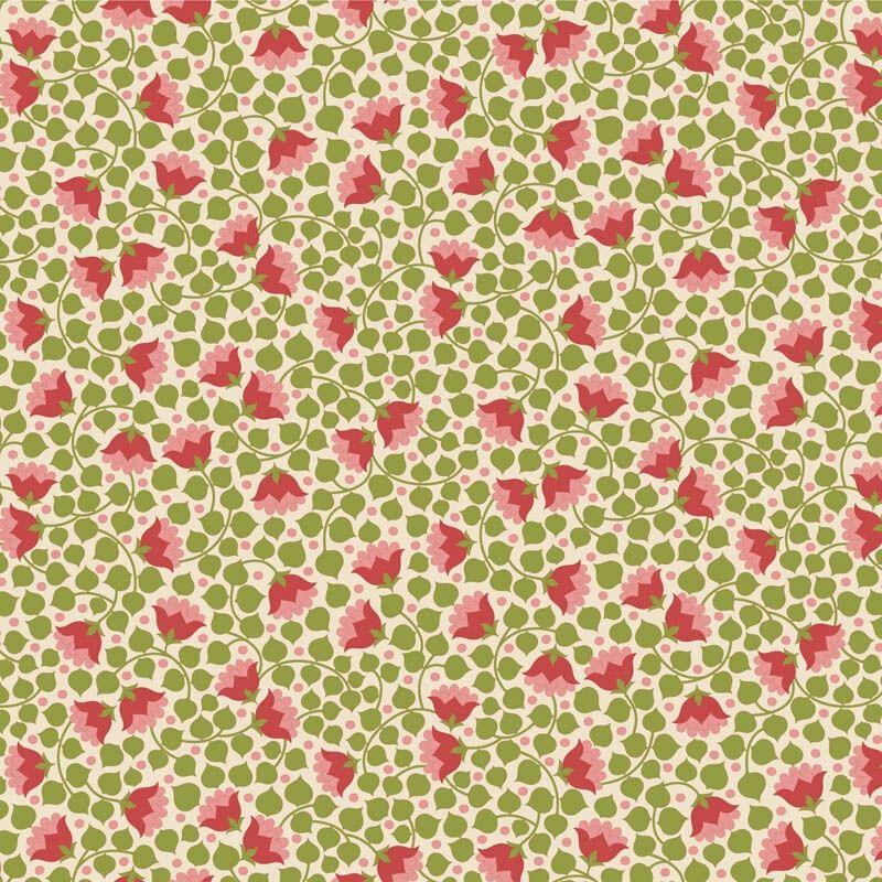 Tilda Wallflower Range / Bellflower / Green / 25cm