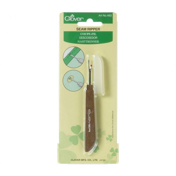 Clover Seam Ripper Wooden Handle