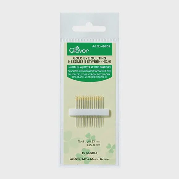Clover Gold Eye Quilting Needles