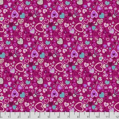 Homeward by Monika Forsberg - Floating Love / Magenta - 25cm