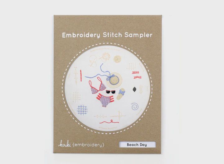 Kiriki Embroidery Stitch Samplers, Style: Beach Day