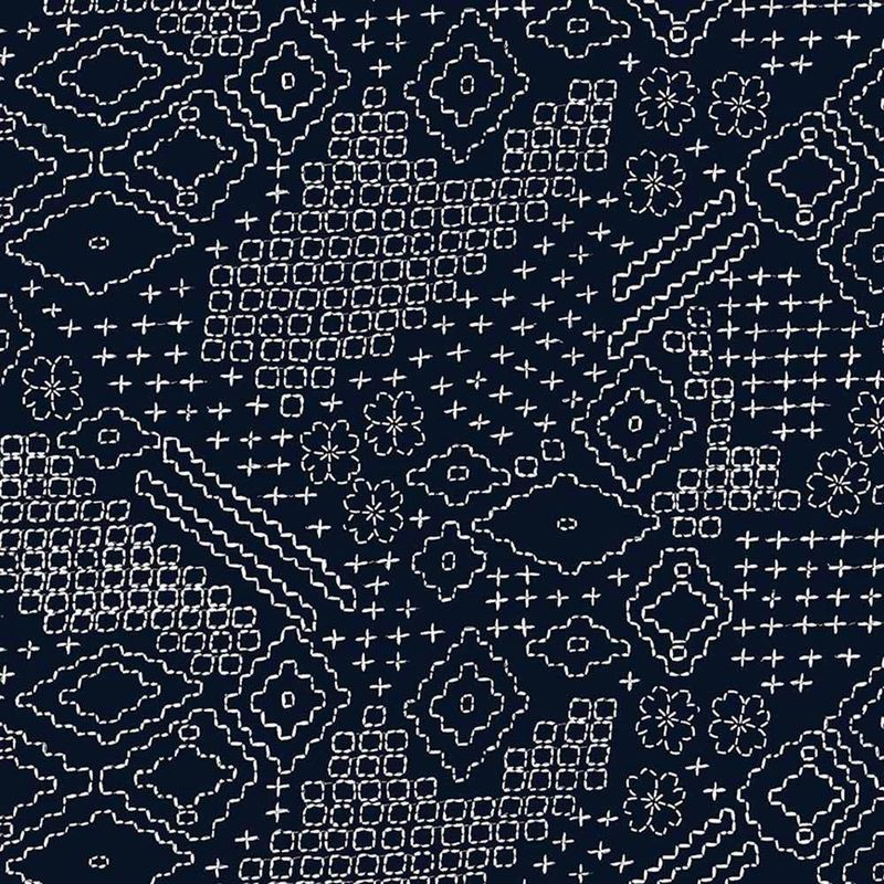 Sashiko Sampler 108&quot; Wide Back / Per 25cm