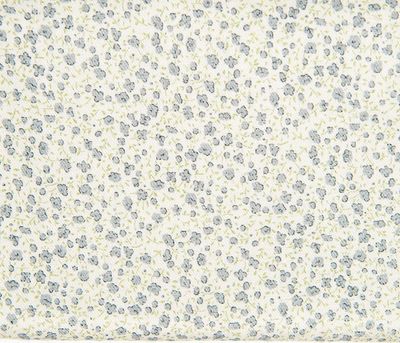 Baby Flower Cotton / La Ta Te / Grey &amp; Pale Green / per 25cm