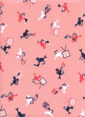 Cotton + Steel / Hello, Yes This is Bird - Peach / 25cm