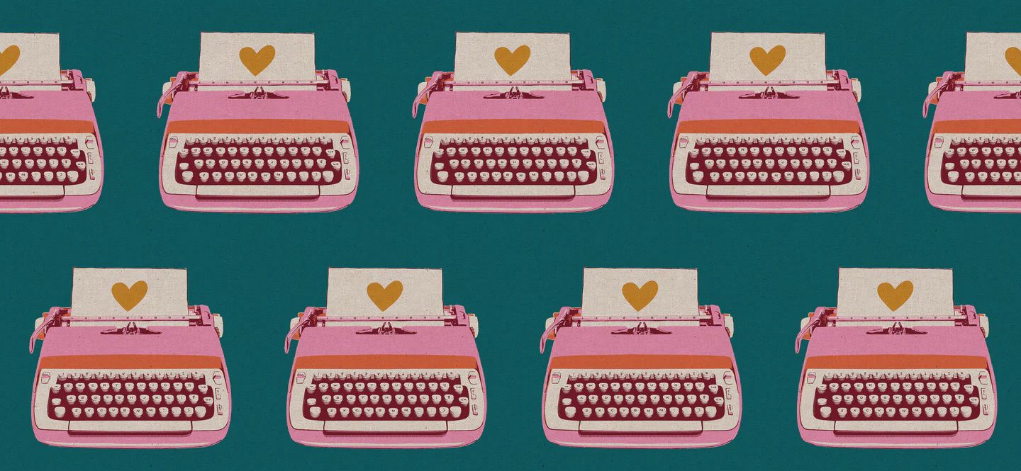 Ruby Star Society Linen Canvas  / Typewriter - Teal / 25cm