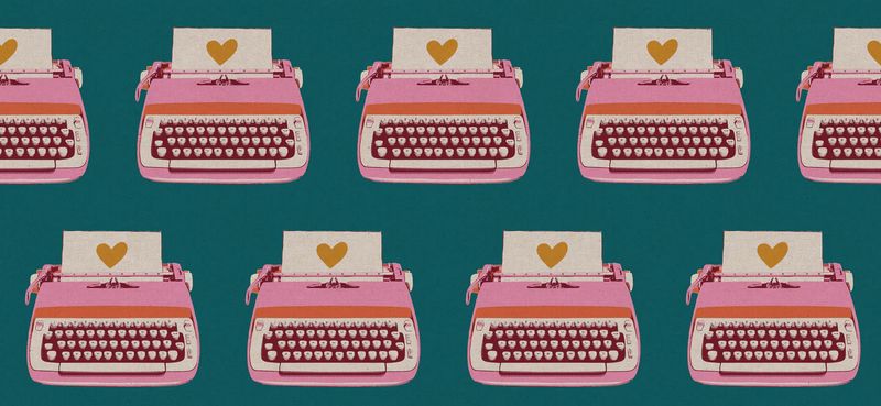 Ruby Star Society Linen Canvas  / Typewriter - Teal / 25cm