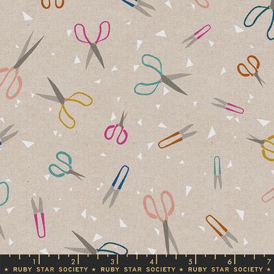 Ruby Star Society Linen Canvas / Snips - Natural / 25cm
