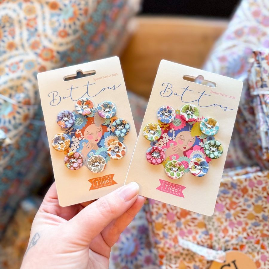 Tilda Buttons 16mm / Wallflower / 8 per pack