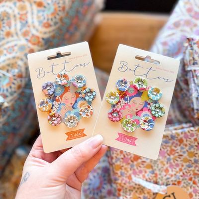 Tilda Buttons 16mm / Wallflower / 8 per pack