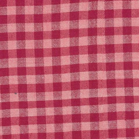 L&#39;uccello / Odette Woven Cotton Check / Plum / per 25cm