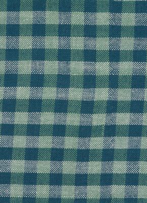 L&#39;uccello / Odette Woven Cotton Check / Green / per 25cm