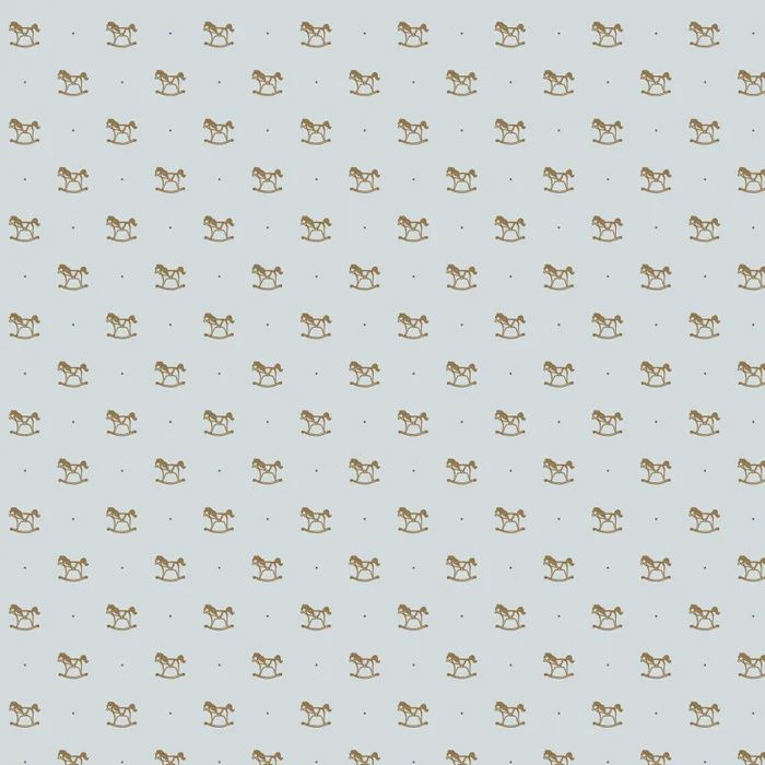 Conversational Prints / Rocking Horses / 25cm
