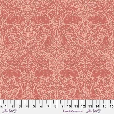 Morris &amp; Co / Wandle / Brer Rabbit Coral / Per 25cm
