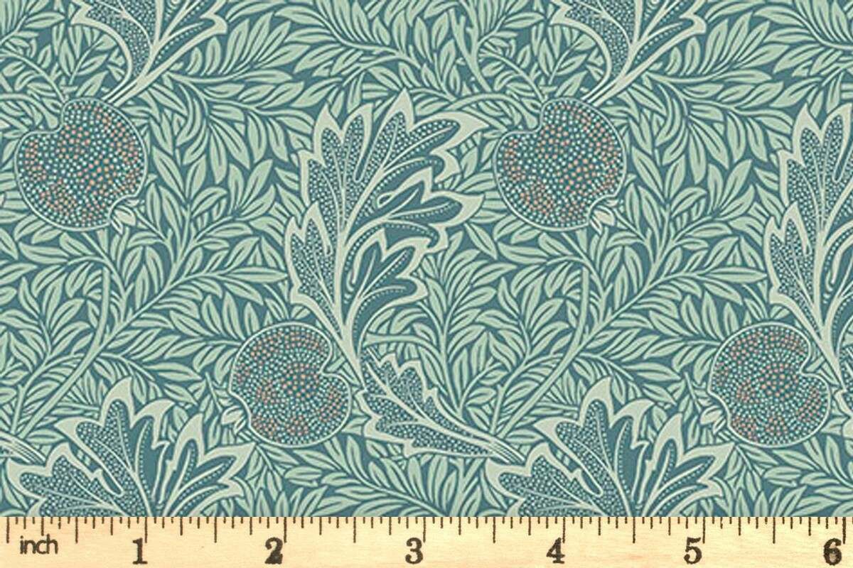 Morris &amp; Co / Thameside / Apple Marine / Per 25cm