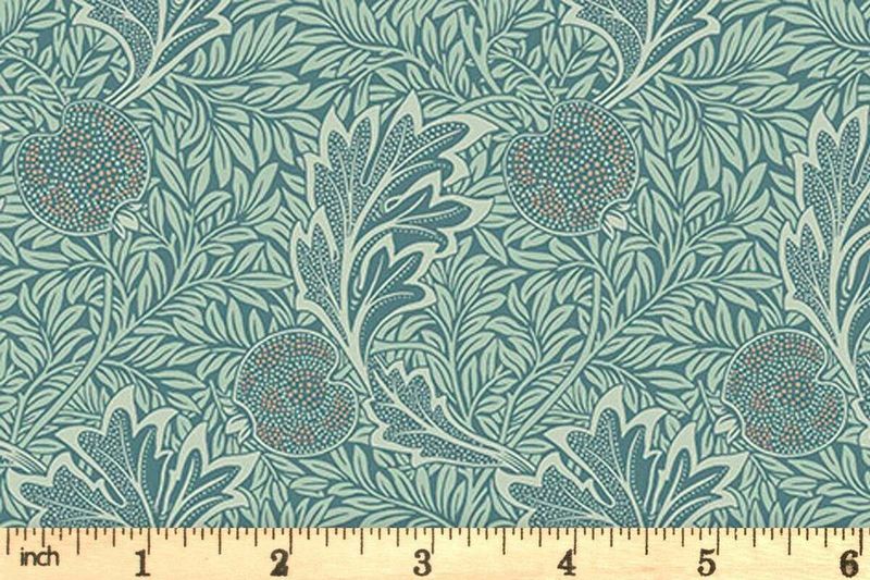 Morris &amp; Co / Thameside / Apple Marine / Per 25cm