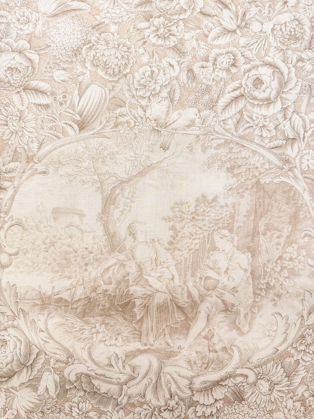 Yuwa Toile - Taupe (D) - per 25cm